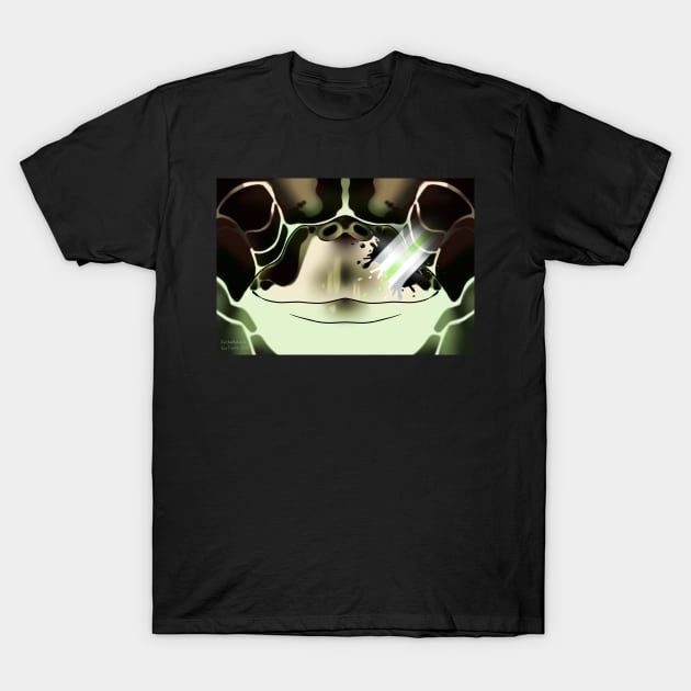 Agender Sea Turtle Face T-Shirt by KeishaMaKainn